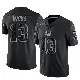 ＃13 Youth Dontayvion Wicks Black Limited Green Bay Packers Reflective Jersey