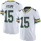 ＃15 Youth Bart Starr White Limited Green Bay Packers Vapor Untouchable Jersey