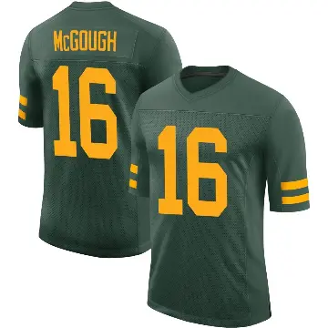 ＃16 Men's Alex McGough Green Limited Green Bay Packers Alternate Vapor Jersey