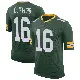 ＃16 Men's Sean Clifford Green Limited Green Bay Packers Classic Jersey