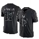＃17 Men's Sam Brown Jr. Black Limited Green Bay Packers Reflective Jersey
