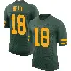 ＃18 Men's Malik Heath Green Limited Green Bay Packers Alternate Vapor Jersey