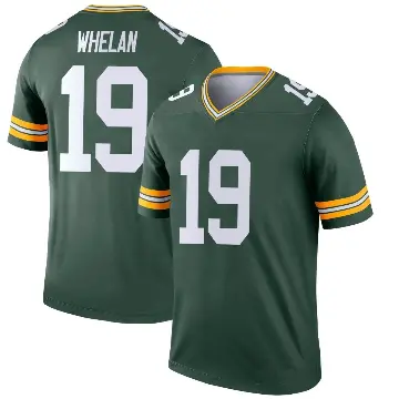 ＃19 Men's Daniel Whelan Green Legend Green Bay Packers Jersey