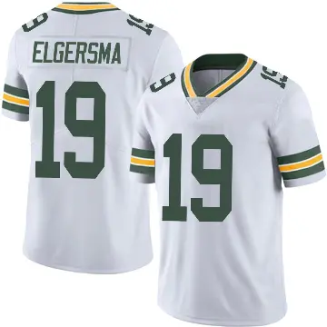 ＃19 Youth Taylor Elgersma White Limited Green Bay Packers Vapor Untouchable Jersey