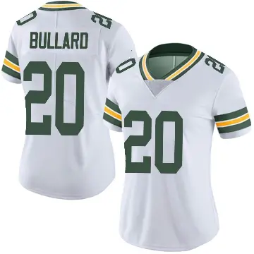 ＃20 Women's Javon Bullard White Limited Green Bay Packers Vapor Untouchable Jersey