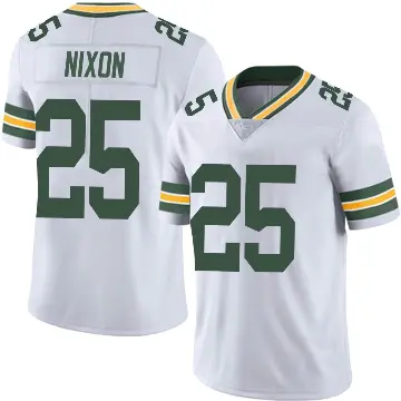 ＃25 Youth Keisean Nixon White Limited Green Bay Packers Vapor Untouchable Jersey