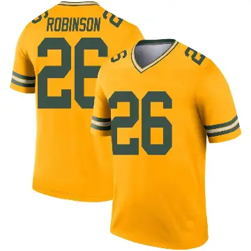 ＃26 Youth Micah Robinson Gold Legend Green Bay Packers Inverted Jersey