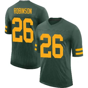 ＃26 Youth Micah Robinson Green Limited Green Bay Packers Alternate Vapor Jersey