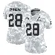 ＃28 Women's Isaiah Simmons Arctic Camo Limited Green Bay Packers 2024 Salute to Service Jersey
