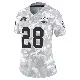 ＃28 Women's Isaiah Simmons Arctic Camo Limited Green Bay Packers 2024 Salute to Service Jersey