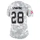 ＃28 Women's Isaiah Simmons Arctic Camo Limited Green Bay Packers 2024 Salute to Service Jersey