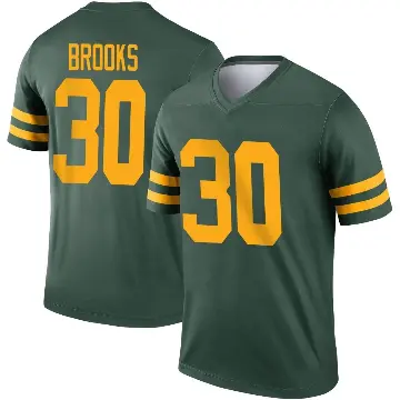 ＃30 Youth Chris Brooks Green Legend Green Bay Packers Alternate Jersey