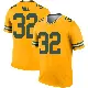 ＃32 Youth Kylin Hill Gold Legend Green Bay Packers Inverted Jersey
