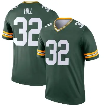 ＃32 Youth Kylin Hill Green Legend Green Bay Packers Jersey