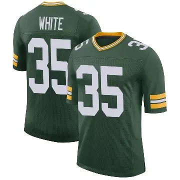 ＃35 Youth Jalen White Green Limited Green Bay Packers Classic Jersey