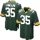 ＃35 Youth Lucas Havrisik Green Game Green Bay Packers Team Color Jersey