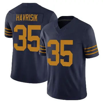 ＃35 Youth Lucas Havrisik Navy Limited Green Bay Packers The 1923 Classic Vapor F.U.S.E. Jersey