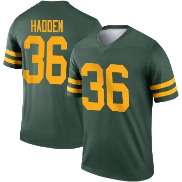 ＃36 Men's Kamal Hadden Green Legend Green Bay Packers Alternate Jersey