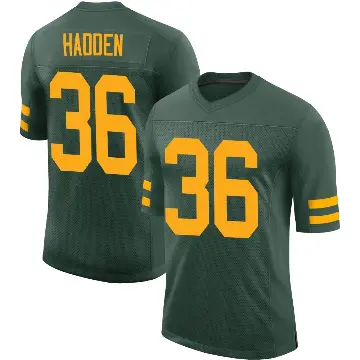 ＃36 Men's Kamal Hadden Green Limited Green Bay Packers Alternate Vapor Jersey