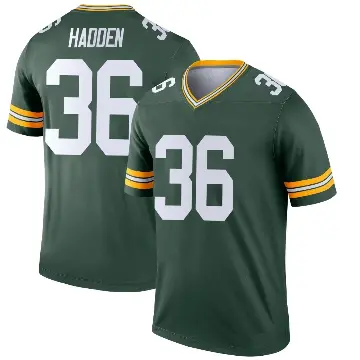 ＃36 Youth Kamal Hadden Green Legend Green Bay Packers Jersey
