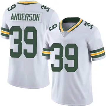 ＃39 Youth Zayne Anderson White Limited Green Bay Packers Vapor Untouchable Jersey
