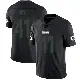 ＃41 Men's Kaleb Hayes Black Impact Limited Green Bay Packers Jersey