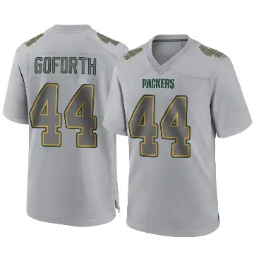 ＃44 Youth Ralen Goforth Gray Game Green Bay Packers Atmosphere Fashion Jersey