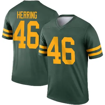 ＃46 Men's Tyron Herring Green Legend Green Bay Packers Alternate Jersey