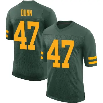 ＃47 Men's Isaiah Dunn Green Limited Green Bay Packers Alternate Vapor Jersey