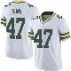 ＃47 Youth Isaiah Dunn White Limited Green Bay Packers Vapor Untouchable Jersey