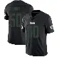 ＃50 Men's A.J. Hawk Black Impact Limited Green Bay Packers Jersey