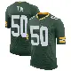 ＃50 Men's Zach Tom Green Limited Green Bay Packers Classic Jersey