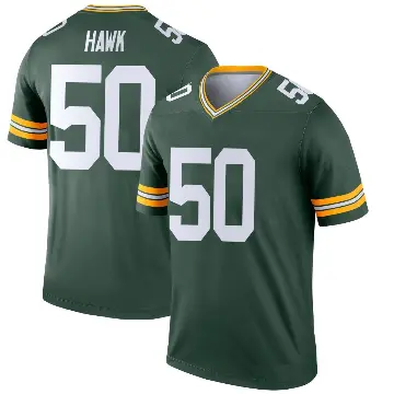 ＃50 Youth A.J. Hawk Green Legend Green Bay Packers Jersey
