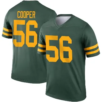 ＃56 Men's Edgerrin Cooper Green Legend Green Bay Packers Alternate Jersey