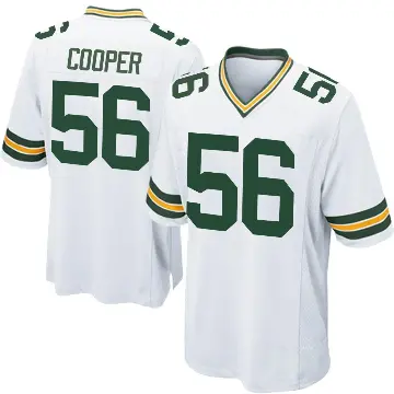 ＃56 Youth Edgerrin Cooper White Game Green Bay Packers Jersey