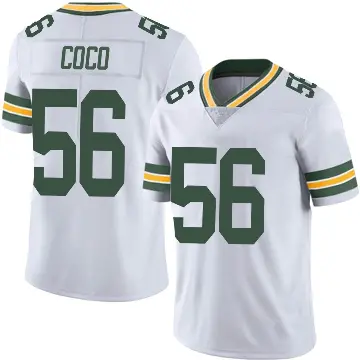 ＃56 Youth Jack Coco White Limited Green Bay Packers Vapor Untouchable Jersey