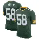 ＃58 Men's Greer Martini Green Limited Green Bay Packers Classic Jersey