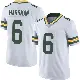 ＃6 Men's Mecole Hardman White Limited Green Bay Packers Vapor Untouchable Jersey