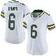 ＃6 Women's Jadakis Bonds White Limited Green Bay Packers Vapor Untouchable Jersey