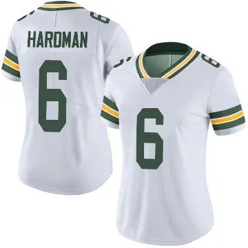 ＃6 Women's Mecole Hardman White Limited Green Bay Packers Vapor Untouchable Jersey