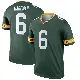＃6 Youth Mecole Hardman Green Legend Green Bay Packers Jersey