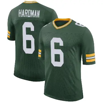 ＃6 Youth Mecole Hardman Green Limited Green Bay Packers Classic Jersey