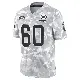 ＃60 Men's Keith Randolph Arctic Camo Limited Green Bay Packers 2024 Salute to Service Jersey