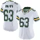 ＃63 Women's Rasheed Walker White Limited Green Bay Packers Vapor Untouchable Jersey