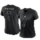 ＃7 Women's Quay Walker Black Limited Green Bay Packers Reflective Jersey