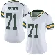 ＃71 Women's Anthony Belton White Limited Green Bay Packers Vapor Untouchable Jersey