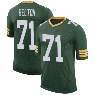 ＃71 Youth Anthony Belton Green Limited Green Bay Packers Classic Jersey