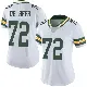 ＃72 Women's Gerhard de Beer White Limited Green Bay Packers Vapor Untouchable Jersey