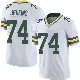 ＃74 Men's Elgton Jenkins White Limited Green Bay Packers Vapor Untouchable Jersey