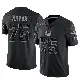 ＃75 Youth Sean Rhyan Black Limited Green Bay Packers Reflective Jersey
